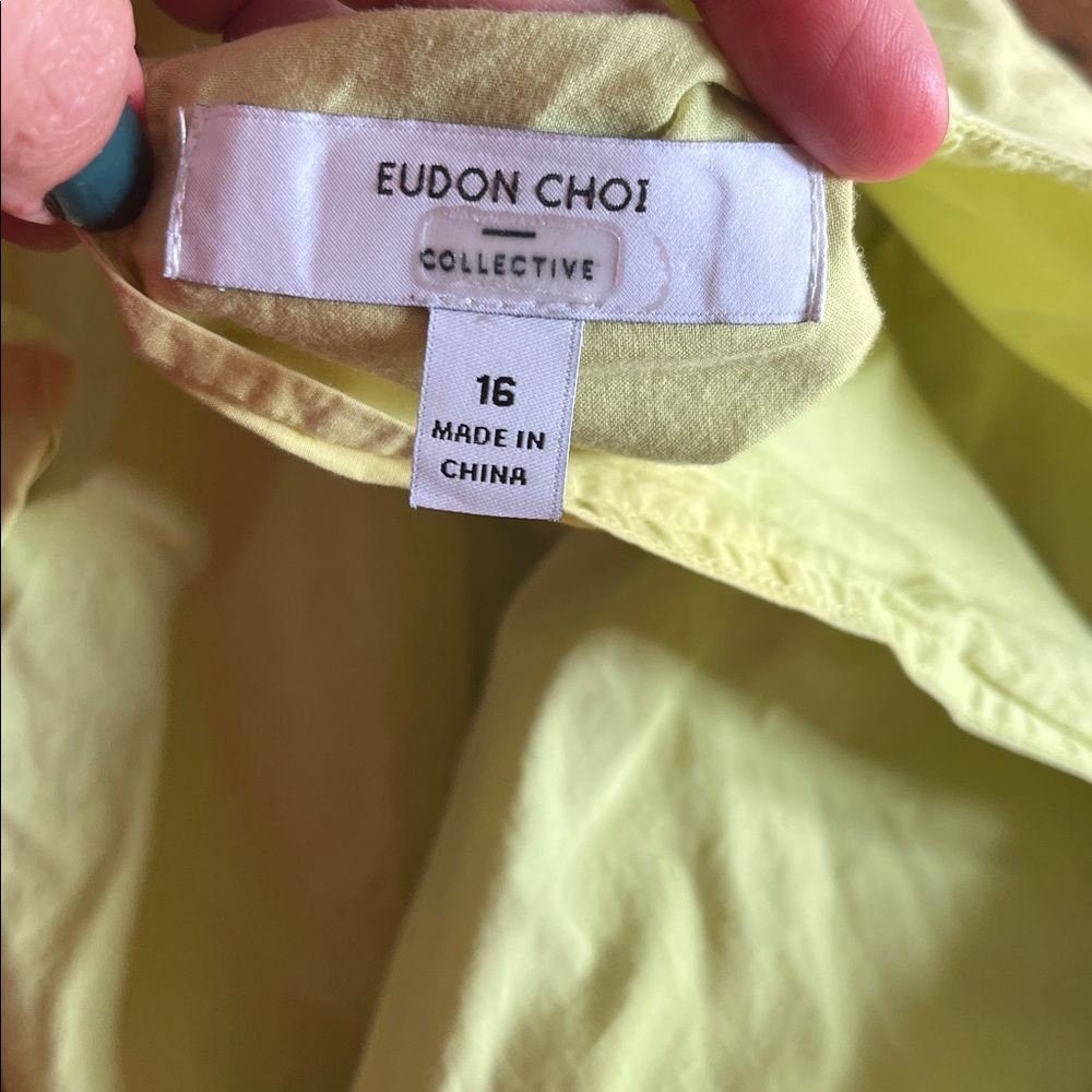 Eudon Choi Green Poplin Dress - Picture 13 of 13